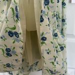 Sweet Baby Jamie Ivory Floral Print Tiered 3/4 Sleeve Midi Dress Size XS White Photo 8