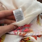 TINSEL Floral Print Pleated‎ Ruffle Hem High Neck Long sleeve Dress Size Medium Green Photo 4