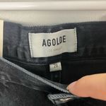 AGOLDE New PARKER VINTAGE CUT OFF SHORT size 28 black wash denim Photo 1