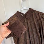 Neiman Marcus NWT  Vintage silk wool paisley floral brown dress size 8 Photo 1