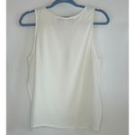 Blue Rain Women's Sleeveless Layered Blouse - White - Size Small Photo 2