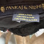 Anthropologie  Pankaj & Nidhi Womens Beaded Mini Dress in Black Size XS Photo 9