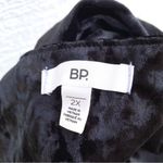 BP . Black Crushed Velvet Flare Leg Stretch Pants New Photo 5