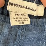 American Eagle  Outfitters Navy Blue Gauze Puff Sleeve Embroidered A-Line Dress M Photo 4