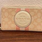 Coach Dempsey Large Phone Wallet In Signature Jacquard With Stripe And Patch Photo 0