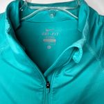 Nike Dri-FIT Element Teal Zip Pullover Top Reflective Swoosh Size Large Running Photo 1