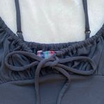 Urban Outfitters charcoal black  bow tank top Photo 1