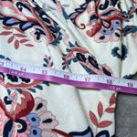 Lildy Tunic Dress Womens Large/XL White Pink Paisley Off The Shoulder Party Boho Photo 8