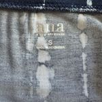 a.n.a  Tie-Dye Jersey Maxi Skirt Side Slit Casual Navy White Womens Small Photo 6