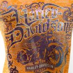 Harley Davidson Y2K VTG.‎  ALL OVER GRAPHIC ORANGE BURN OUT TANK TOP SMALL  #3 Photo 3