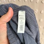 Athleta Cabo Linen Textured Wide Leg Pant Sz 8 Tall Blue Photo 4