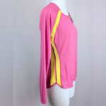 Nike  Women's Vibrant Pink and Yellow Long Sleeve Tee Photo 1