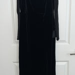 Lulus Black Velvet Dress  Photo 1