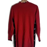 Chico's  Womens Small Button Side Pullover Mock Neck runic sweater top Photo 0