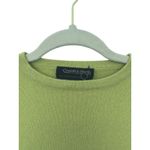 VTG Country Shop Cashmere Crewneck Sweater Small Green Quiet Luxury Old Money Photo 3