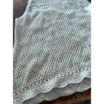 Sky And Sparrow White Knit Crochet Tank Top Size XS Photo 5