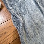 Natori Zip Kaftan Bathrobe House Coat SZ S Sherpa Fuzzy Fleece Gray Cozy Photo 6