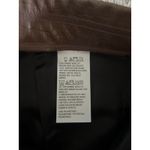 Isaac Mizrahi  Live Women's Brown Faux Croc Leather Slim‎ Ankle Pant Size 10 Photo 3