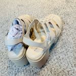 Madden Girl NEW Galaxy Off White Platform Sandals Chunky Lug Soles Size 11 Photo 4