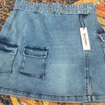 Juicy Couture Blue A-Line Mini Skirt size 30 waist Photo 0