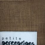 Perceptions  14P Brown Roses Blazer Petite Plus Photo 2