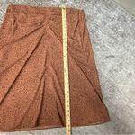 Nine West  Dalmatian Leopard Animal Print Women's Rouched Midi Skirt Photo 4