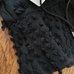 Hello Molly NWT  finally home dress black XS - AU 6 mini floral appliqué Photo 7