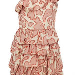 Cynthia Steffe  pink cream one shoulder dress 6‎ Photo 0