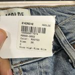 AGOLDE NWT 26 Nico High Rise Slim Boot Jeans Distress 5-Button Closure $168 MSRP Photo 10