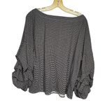 DJ & Juju Embroidered Top Black Size XL Photo 4