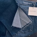 Favorite Daughter 34 PETITE SHORTIE VALENTINA TOWER SUPER HIGH RISE - MED INDIGO Photo 5