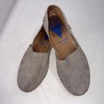 Verbenas Espadrilles Suede Leather Closed Toe Minimalist Luxury Shoes Size 40 Gray Photo 10