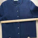 Vintage Carrol Reed Elegant Navy Button Photo 7