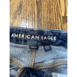 American Eagle Strigid Distressed Blue Denim Jean Shorts Cutoff Cotton Size 0 Photo 1