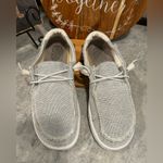 Hey Dude  Shoes Womens 9 Wendy Slip On Comfort Sox Stone White Gray Loafer Photo 2