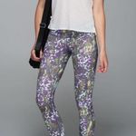 Lululemon  Wunder Under Pant Full Luxtreme
Floral Sport Iris Flower Multi size 4 Photo 1