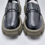 Steve Madden  Trifecta Bit Loafers Womens 11 Black Leather Lug Sole Chunky Shoes Photo 5