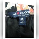 One Clothing Floral Mini Dress Black Multicolor Sz XS Photo 5