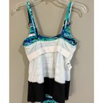 Anthropologie Silhouette Solution Bright Tankini Swim Top Photo 7
