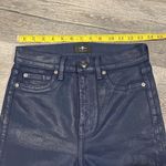 7 For All Mankind  NWOT shimmer blue jeans - 26 ($240) Photo 7