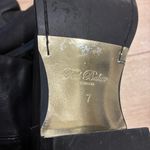 Ted Baker  London Black Brown Leather Knee High Riding Boots Size 7 Photo 4