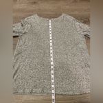Zac and Rachel  Petite New With Tags Light Grey Heather Long Sleeve Top Women’s PS Photo 7