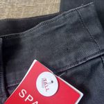 Spanx NWT  Women's Washed Black Stretch Twill Ankle Cargo Pants Size Medium Tall Photo 2