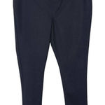 DKNY Black Pull-on Stretch Pants Size XL Gray and Black Diamond Ankle Pants Photo 0