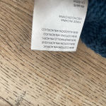 Free People  Navy Blue Cable Knit Button Cardigan Sweater Size S Boho Photo 3