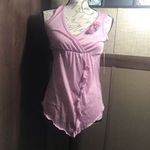 Derek Heart NWT  Babydoll Top Pink Size Medium Photo 4