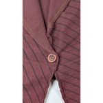 Scrapbook Originals Painted Vest Womens Medium Floral Art to Wear Boho Red Photo 5