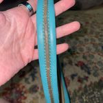 Fossil Small Hobo Blue Leather Shoulder Purse Photo 7