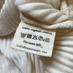 NWT Baserange 100% organic cotton ribbed off white sweatshirt top Size M Photo 8