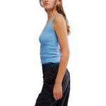 Free People  Hummingbird Stretch Cotton Top | Women’s Fitted Casual Tee Photo 3